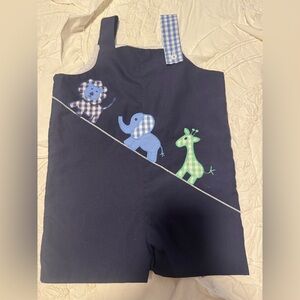 The Beaufort Bonnet Company Navy Animal One Piece